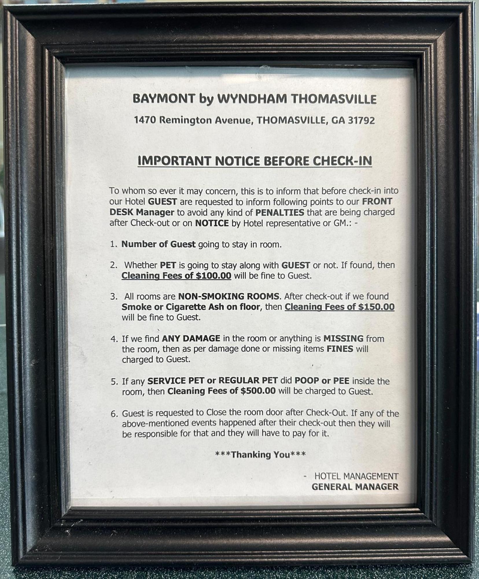 Baymont By Wyndham Thomasville Exteriér fotografie